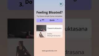 Bloated Try These 5 Home Remedies  bloating homeremedies 5tips bloatingrelief goodveda [upl. by Senalda75]