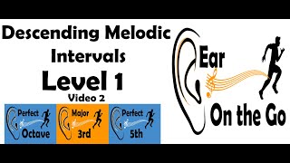 Ear Training Practice Descending Melodic Intervals  Hands Free 12 [upl. by Guenzi]