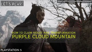 Black Myth Wukong  How to Claim Violet Hail Transformation  Purple Cloud Mountain│PS5│UK│ [upl. by Sulakcin741]