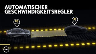 Opel Features Automatischer Geschwindigkeitsregler [upl. by Garrity]