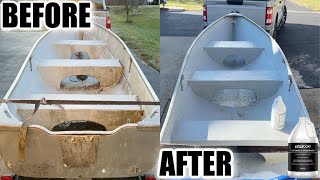 Tuff Coat  Boat cleaned with Tuff Coat® Cleaner amp Degreaser UT15 [upl. by Ram146]