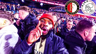 AMERICAN EXPERIENCES THE BIGGEST MATCH IN THE NETHERLANDS  FEYENOORD VS AJAX [upl. by Det550]