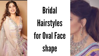 Bridal Hairstyles for OvalOblong Face shapes 2021Indian hairstyles for MediumLong hair [upl. by Safir]