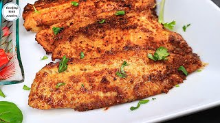 Fish Recipe Oven Baked amp Air Fryer Without Oil  Healthy Grilled Fish Platter Dinner  Weight loss [upl. by Septima]