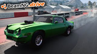 I BUILD THE FASTEST DRAG CAR IN THE WORLD KINDA  BeamNGdrive MP [upl. by Tobye]