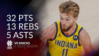 Domantas Sabonis 32 pts 13 rebs 5 asts vs Knicks 2021 season [upl. by Ellmyer571]