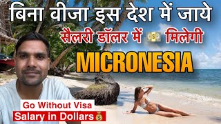 बिना वीजा के जाओ इस देश  No Visa Required  No job offer letter needed jobs micronesia [upl. by Schrick]