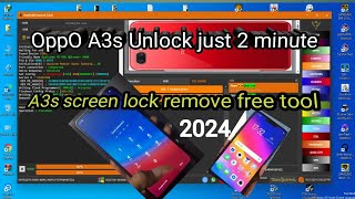 oppo a3s easy unlock  A3s screen lock remove free tool 2024 [upl. by Donnenfeld]