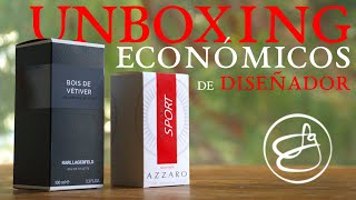 Bois de Vetiver de Karl Lagerfeld y Azzaro Sport  Unboxing y Primeras Impresiones [upl. by Yelats]