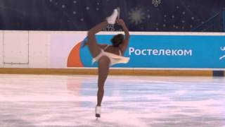 ISU CS Mordovian Ornament 2015 Ladies ПП 7 Maria ARTEMIEVA RUS [upl. by Sholeen]