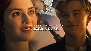 ♦️ Jack amp rose  My heart will go on  Their story Titanic [upl. by Setsero]