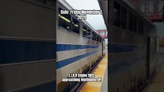 LIRR Engine 5012 approaching Huntington NY [upl. by Nilhsa130]