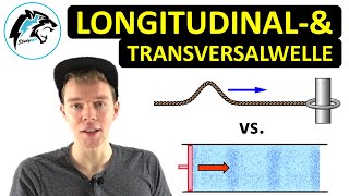 Transversalwellen vs Longitudinalwellen  Physik Tutorial [upl. by Dnalyar907]