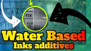 Water Based Inks additives  Screen Printing in 1 Minute [upl. by Eiznil]