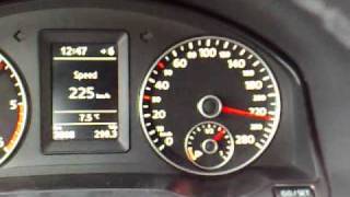 VW Scirocco TDI 170 to the max 233 kmh [upl. by Sutit]