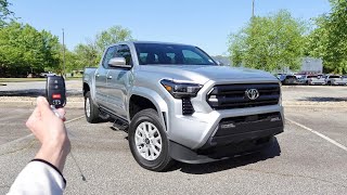 2024 Toyota Tacoma SR5 4X4 Start Up Walkaround Test Drive and Review [upl. by Nylarac915]