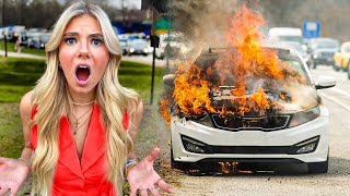 My Car Caught On Fire [upl. by Aihsena]