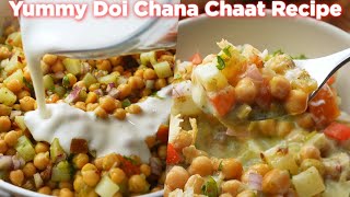 Yummy Doi Chana Chaat Recipe [upl. by Rosabella577]