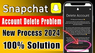 Security Restriction Please Try Again From This Device After 72 hours  Snapchat Problem Solve 2024 [upl. by Nezam]