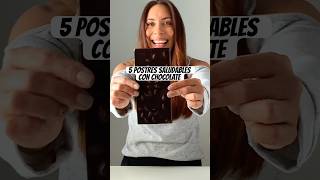 5 postres saludables con chocolate [upl. by Ermengarde]