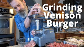 UNBOXING amp REVIEW Cabela’s Deluxe Meat Grinder  HOW TO Make Venison Burger Start to Finish [upl. by Eibber]