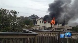 Sandbridge house fire [upl. by Lat]