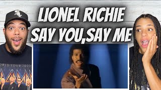 THAT VOICE FIRST TIME HEARING Lionel Richie  Say You  Say Me REACTION [upl. by Ydarb82]