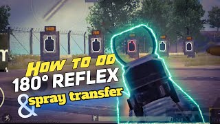 Master 180° reflex in mobile  180° reflex amp spray transper  Pubg mobile  Angrola gaming [upl. by Nirhtak780]