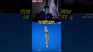 Clix REACTS to NEW Lil Yachty emote 🔥 [upl. by Adamo]