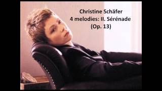 Christine Schäfer The complete quot4 melodies Op 13quot Chausson [upl. by Amla461]