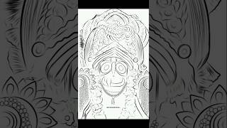 Jagatara Natha Jagannath ✨🙏digitalart viralshorts [upl. by Ainesey]