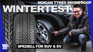 Erfinder des Winterreifens – Nokian Tyres Snowproof im Test  Review  VauMaxTV [upl. by Ramahs]