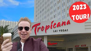 TROPICANA WALKTHROUGH HOTEL LAS VEGAS 2023  Whats changed Wheres my coffee Ballys [upl. by Allicirp]