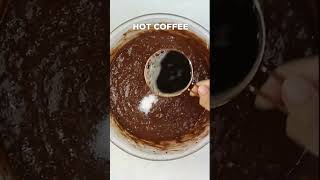 hot coffee ☕ cake 🎂 recipe  coffeecakeathomeshortvideo khanapakaog [upl. by Atinaj]