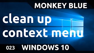 Windows 10 how to clean up messy context menu and delete items with ShellMenuView [upl. by Dibrin323]