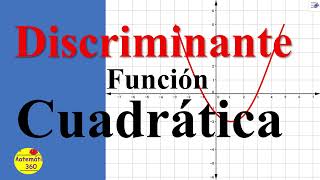 Discriminante de una Función Cuadrática Ejercicios Resueltos [upl. by Graehme]