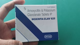 Moxintaclav 625 tablets antibiotics medicine use  hindi [upl. by Hoj204]