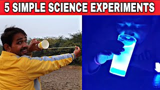 5 Simple Experiments  You Can Try At Home [upl. by Esinrahs]