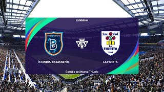 Başakşehir FK vs La Fiorita 25072024 UEFA Europa Conference League PES 2021 [upl. by Artema]