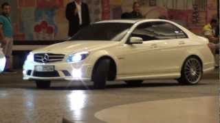 Mercedes C63 AMG  V8 Sound at its best  hard acceleration [upl. by Inavoig708]