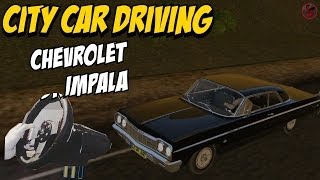 City car driving  G27 onboard  Chevrolet Impala cool driving [upl. by Bijan416]