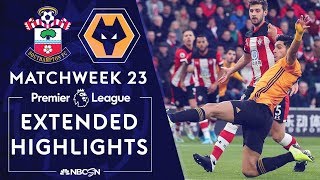 Southampton v Wolves  PREMIER LEAGUE HIGHLIGHTS  1182020  NBC Sports [upl. by Klusek518]