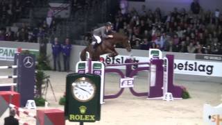 Ludger Beerbaum and Zinedine Rolex FEI World Cup Indoor Brabant 2013 [upl. by Warila]