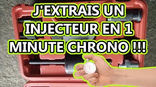 COMMENT EXTRACTRAIRE UN INJECTEUR BMW EN 1 MINUTE   LEXTRACTEUR [upl. by Eyk]