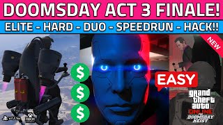 Doomsday Scenario Heist Act 3 Finale Mission Elite Challenge HARD GTA 5 Online The Doomsday Hack [upl. by Analahs827]