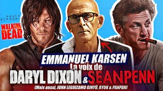 La VF de Daryl dans Walking dead  interview Emmanuel Karsen [upl. by Ainaled]