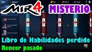 MIR4 Misterio 44  Libro de Habilidades perdido  Rencor pasado [upl. by Ahsienet455]