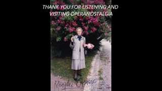 MAGDA OLIVERO IN MEMORIAM rare live recordings from Antwerp and Amsterdam [upl. by Hoban]