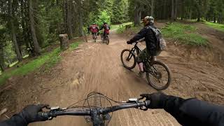 Day 2 Morzine MTB Mud Rain amp Epic Trails at Avoriaz amp Super Morzine June 24 [upl. by Casteel]