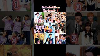 choose your favourite school Kdrama ❓🤔 koreandrama kdrama kpop cdrama bts chinesedrama viral [upl. by Geibel878]